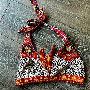 Woman's halter bikini top.